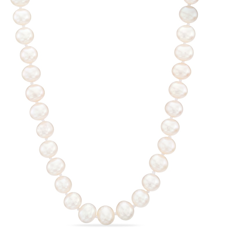 Main Image 1 of 6.0-7.0mm Freshwater Cultured Pearl Strand Necklace with 14K Gold Clasp