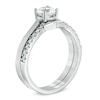 0.75 CT. T.W. Certified Canadian Diamond Bridal Set in 14K White Gold (I/I1)