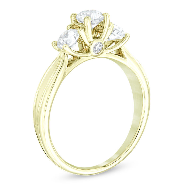 0.95 CT. T.W. Diamond Past Present FutureÂ® Engagement Ring in 14K Gold