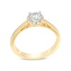 Thumbnail Image 1 of 0.70 CT. T.W. Certified Canadian Diamond Frame Engagement Ring in 14K Gold (I/I1)