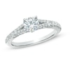 Thumbnail Image 1 of 1.00 CT. T.W. Diamond Split Shank Engagement Ring in 14K White Gold