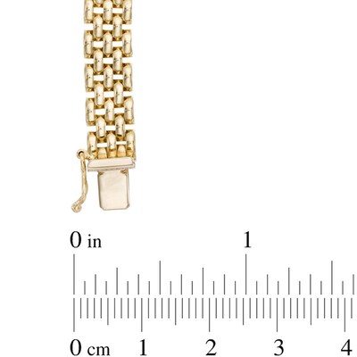 Panther Link Bracelet in 10K Gold