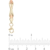Thumbnail Image 1 of Fancy Bar Bracelet in 10K Tri-Tone Gold - 7.25"