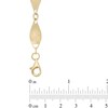 Oblong Link Twist Bracelet in 10K Gold - 7.25"