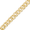 Thumbnail Image 0 of Men's 7.6mm Curb Chain Bracelet in Hollow 10K Gold - 8.5"
