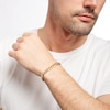 Thumbnail Image 1 of Men's 7.6mm Curb Chain Bracelet in Hollow 10K Gold - 8.5"