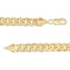 Thumbnail Image 3 of Men's 7.6mm Curb Chain Bracelet in Hollow 10K Gold - 8.5"
