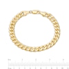 Thumbnail Image 3 of Men's 7.6mm Curb Chain Bracelet in Hollow 10K Gold - 8.5"