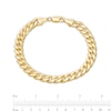 Thumbnail Image 4 of Men's 7.6mm Curb Chain Bracelet in Hollow 10K Gold - 8.5"