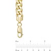 Thumbnail Image 2 of Men's 7.8mm Curb Chain Necklace in 10K Gold - 22"