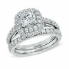 Thumbnail Image 1 of 2.00 CT. T.W. Diamond Frame Bridal Set in 14K White Gold