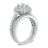 Thumbnail Image 2 of 2.00 CT. T.W. Diamond Frame Bridal Set in 14K White Gold