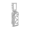 Thumbnail Image 1 of 0.50 CT. T.W. Diamond Rectangle Cluster Pendant in 10K White Gold