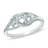 Thumbnail Image 1 of Diamond Accent "MOM" Ring in Sterling Silver
