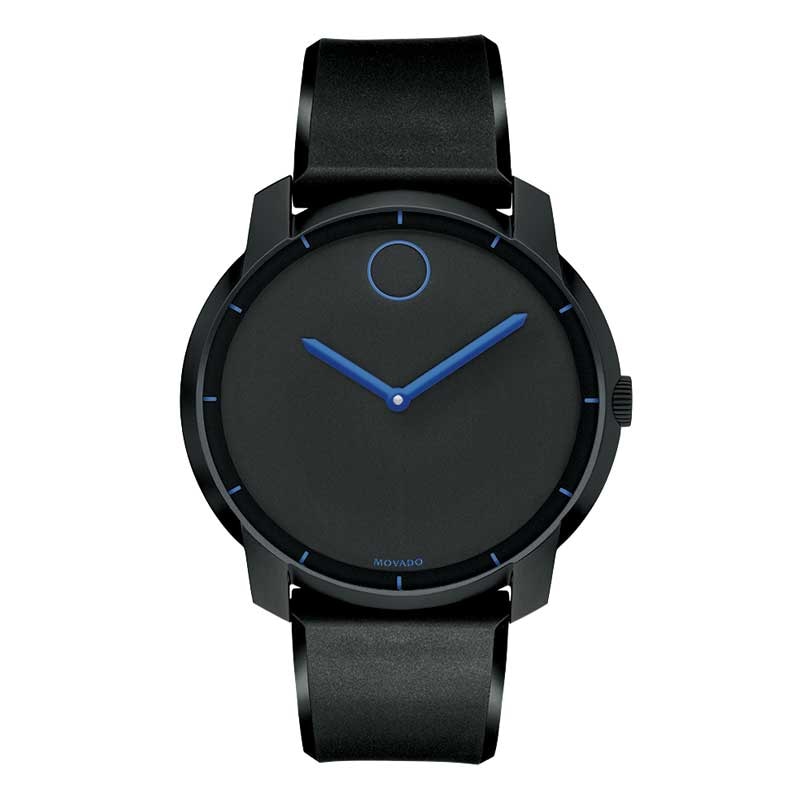 Men's Movado Bold® Strap Watch with Black Dial (Model: 3600191)|Peoples Jewellers