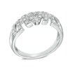 Thumbnail Image 2 of 0.10 CT. T.W. Diamond "MOM" Ring in Sterling Silver