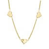 Thumbnail Image 1 of Triple Heart Necklace in 10K Gold