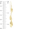Thumbnail Image 1 of Diamond-Cut Sparkle Drop Earrings in 10K Gold