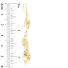Diamond-Cut Sparkle Drop Earrings in 10K Gold