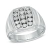 Thumbnail Image 1 of 1.00 CT. T.W. Diamond Stripe Ring in 10K White Gold