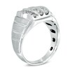 Thumbnail Image 2 of 1.00 CT. T.W. Diamond Stripe Ring in 10K White Gold