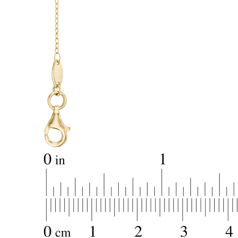 Main Image 2 of Clover Bracelet in 10K Gold - 7.5"
