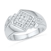 Thumbnail Image 0 of Men's 0.50 CT. T.W. Diamond Ring in 10K White Gold