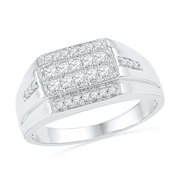 0.50 CT. T.W. Diamond Ring in 10K White Gold