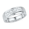 Thumbnail Image 0 of Men's 0.33 CT. T.W. Diamond Ring in 10K White Gold
