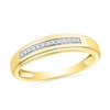 Thumbnail Image 1 of 0.10 CT. T.W. Diamond Wedding Band in 10K Gold