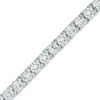 Thumbnail Image 0 of White Lab-Created Sapphire Tennis Bracelet in Sterling Silver - 7.5"