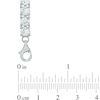 Thumbnail Image 1 of White Lab-Created Sapphire Tennis Bracelet in Sterling Silver - 7.5"