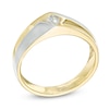 Thumbnail Image 1 of Men's Diamond Accent Wedding Band in 10K Gold