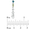 Multi-Gemstone Bracelet in Sterling Silver - 7.5"