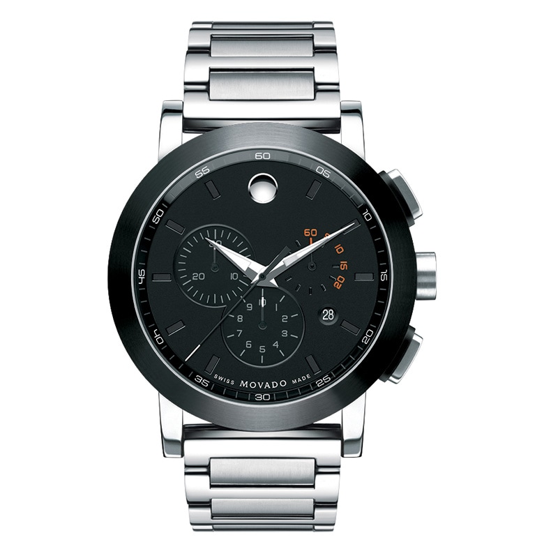 Men's Movado Sport™ Chronograph Watch with Black Museum® Dial (Model: 0606792)
