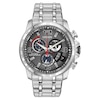 Men's Citizen Eco-Drive® World Chronograph A-T Watch with Grey Dial (Model: BY0100-51H)