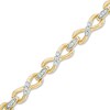 Thumbnail Image 1 of 0.50 CT. T.W. Diamond Infinity Link Bracelet in 10K Gold - 7.25"