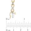 Thumbnail Image 2 of 0.50 CT. T.W. Diamond Infinity Link Bracelet in 10K Gold - 7.25"