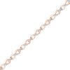 0.50 CT. T.W. Diamond Infinity Link Bracelet in 10K Rose Gold - 7.25"
