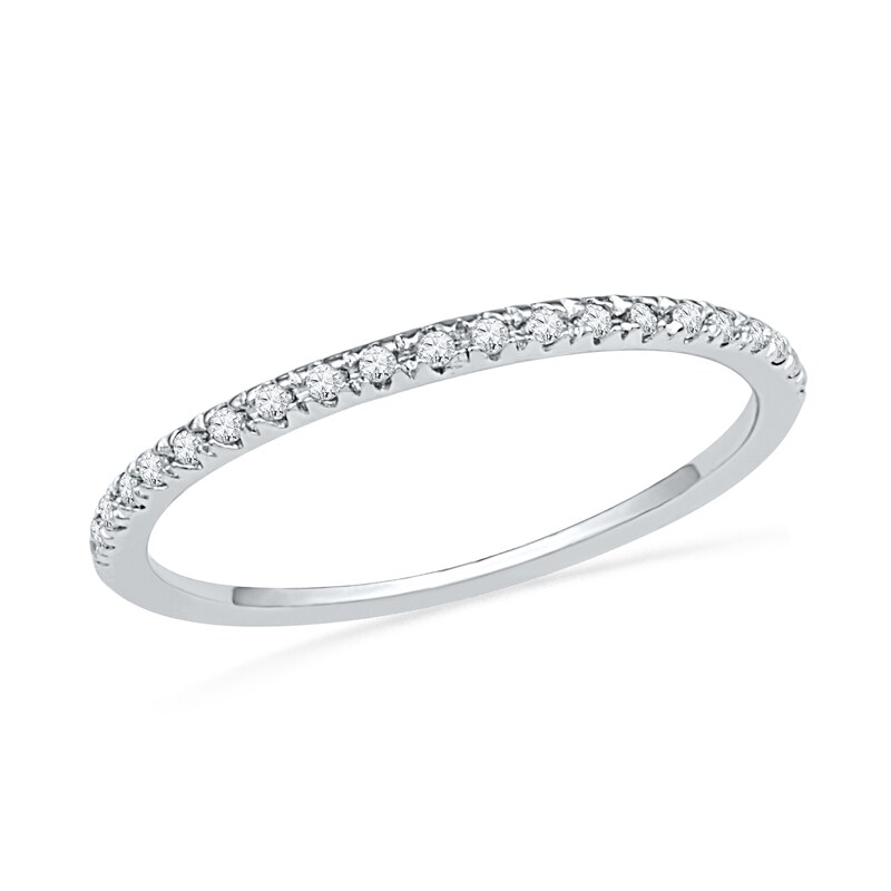 0.75 CT. T.W. Diamond Twist Frame Bridal Set in 10K White Gold