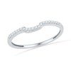 Thumbnail Image 3 of 0.33 CT. T.W. Diamond Square Frame Bridal Set in 10K White Gold
