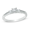 Thumbnail Image 0 of 0.16 CT. T.W. Diamond Three Stone Promise Ring in 10K White Gold