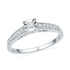 Thumbnail Image 1 of 0.20 CT. T.W. Diamond Promise Ring in 10K White Gold