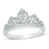Thumbnail Image 1 of 0.20 CT. T.W. Diamond Tiara Ring in Sterling Silver