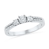 Thumbnail Image 1 of Diamond Accent Three Stone Promise Ring in Sterling Silver