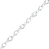 Thumbnail Image 0 of 0.16 CT. T.W. Diamond Infinity Bracelet in Sterling Silver - 7.5"