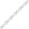 Thumbnail Image 0 of 0.33 CT. T.W. Diamond Infinity Bracelet in Sterling Silver - 7.25"
