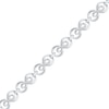 Thumbnail Image 1 of 0.33 CT. T.W. Diamond Infinity Bracelet in Sterling Silver - 7.25"