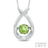 Thumbnail Image 0 of Unstoppable Love™ 6.0mm Peridot Pendant in Sterling Silver