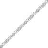 0.50 CT. T.W. Diamond Infinity Link Bracelet in Sterling Silver - 7.25"